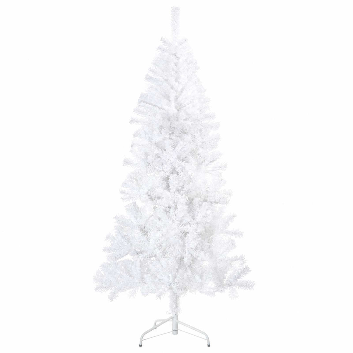 vidaXL Artificial Hinged Christmas Tree 210 cm 300 LEDs Warm White 5