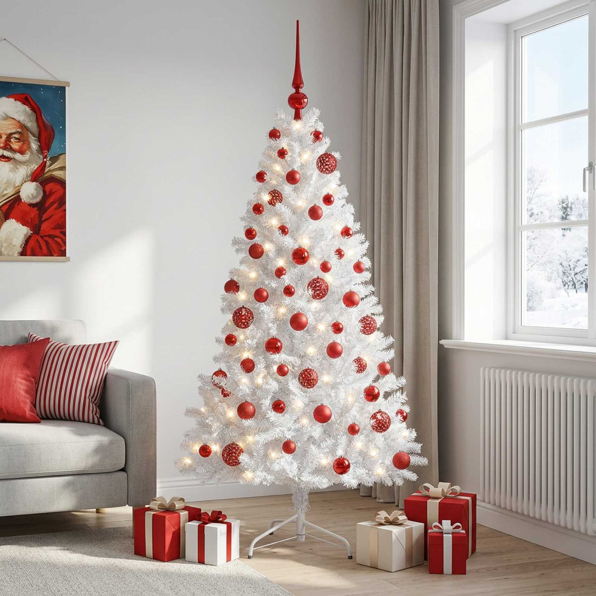 Artificial Christmas Tree Bauble LEDs