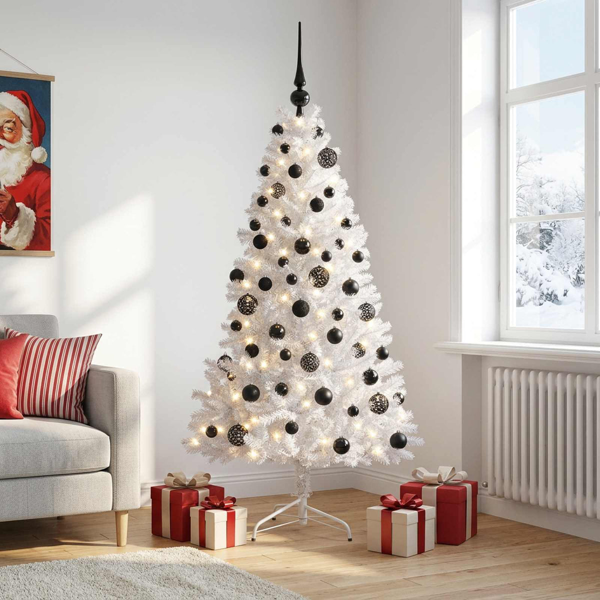 Artificial Christmas Tree Bauble LEDs