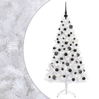 vidaXL Artificial Christmas Tree with Bauble 240 cm 300 LEDs 2