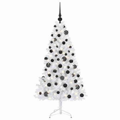 vidaXL Artificial Christmas Tree with Bauble 240 cm 300 LEDs 4
