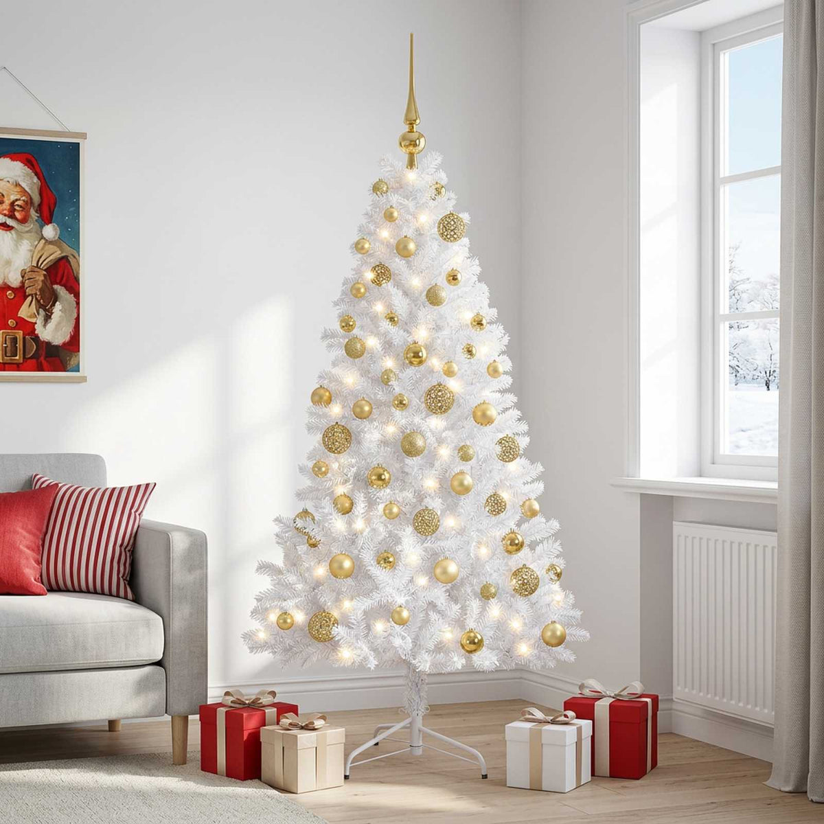 Artificial Christmas Tree Bauble LEDs