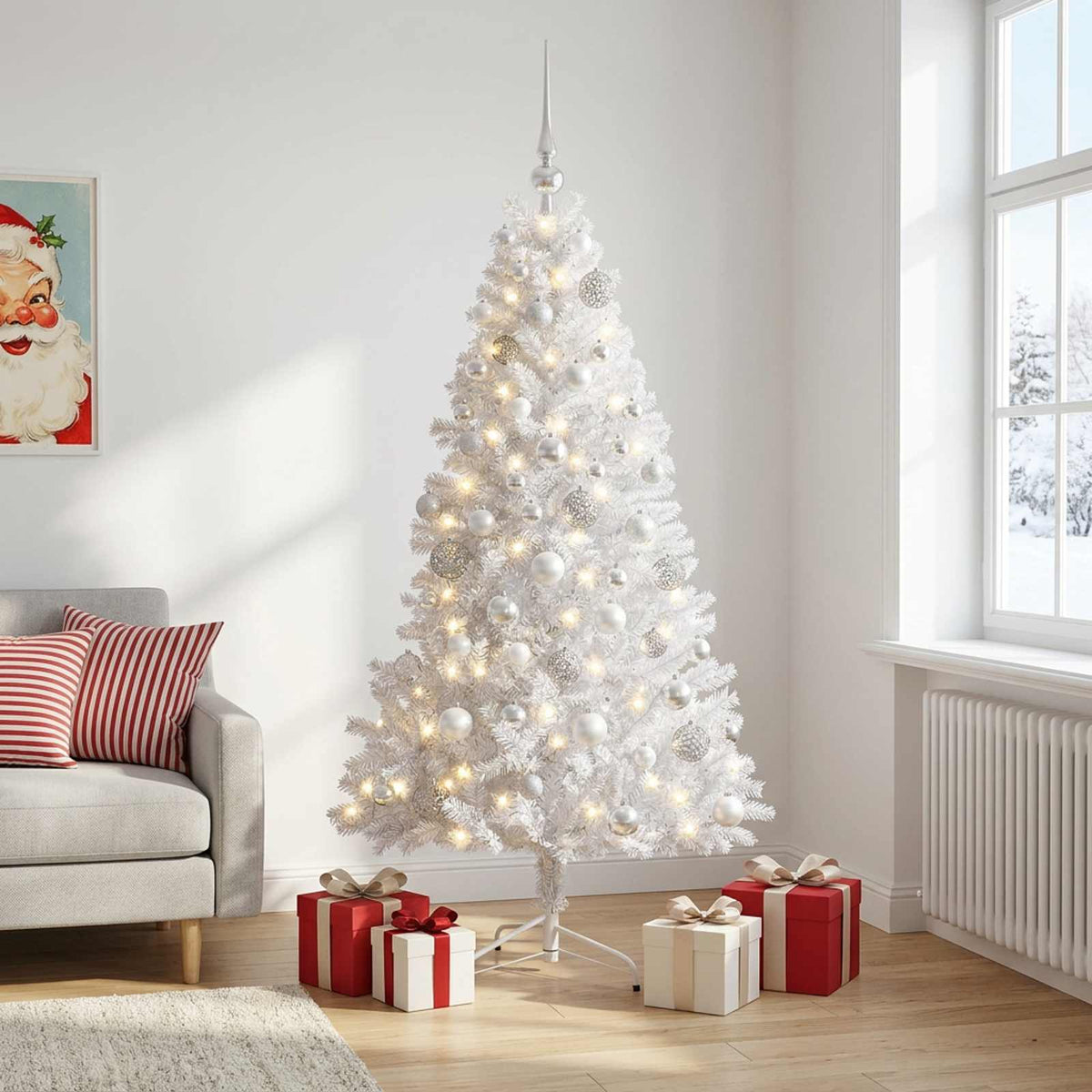 Artificial Christmas Tree Bauble LEDs