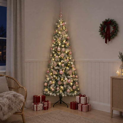 Artificial Christmas Tree Bauble LEDs pink balls