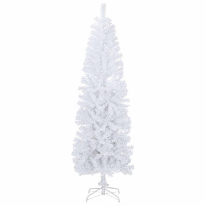 vidaXL Artificial Slim Christmas Tree 180 cm 300 LEDs Warm White 5