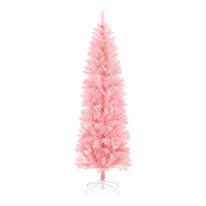 Artificial Slim Christmas Tree Bauble LEDs