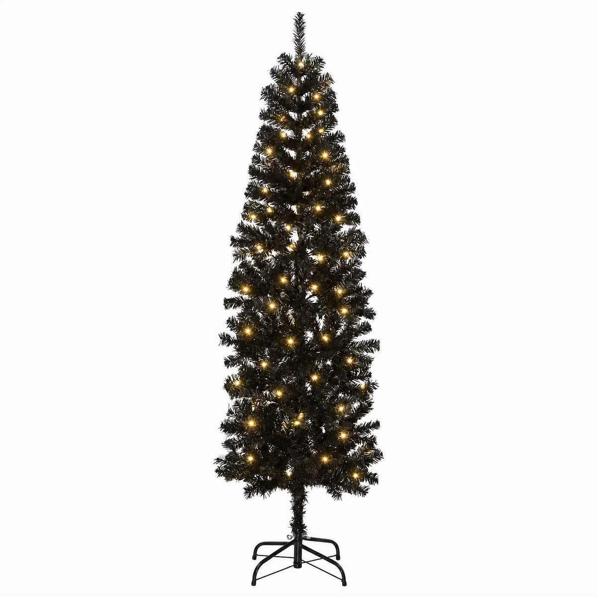 Artificial Slim Christmas Tree White