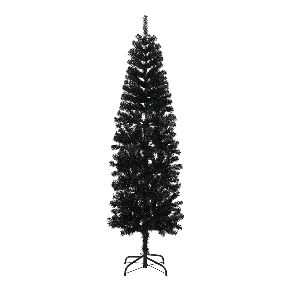 Artificial Slim Christmas Tree Bauble LEDs