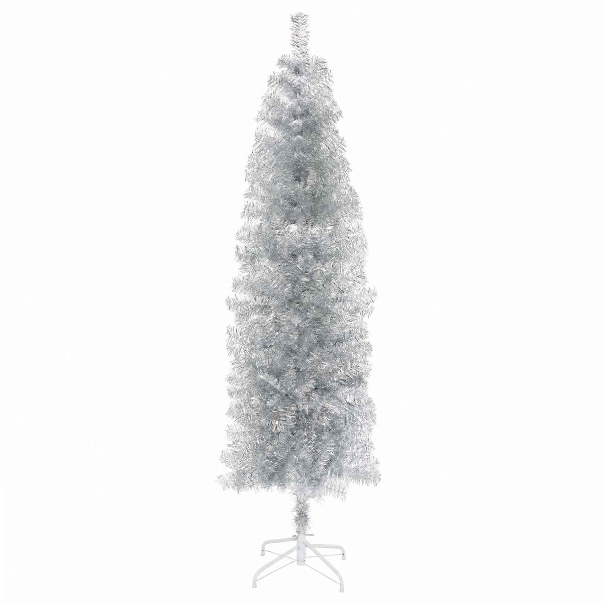 Artificial Slim Christmas Tree in White