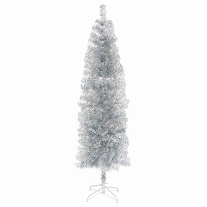 Artificial Slim Christmas Tree in White