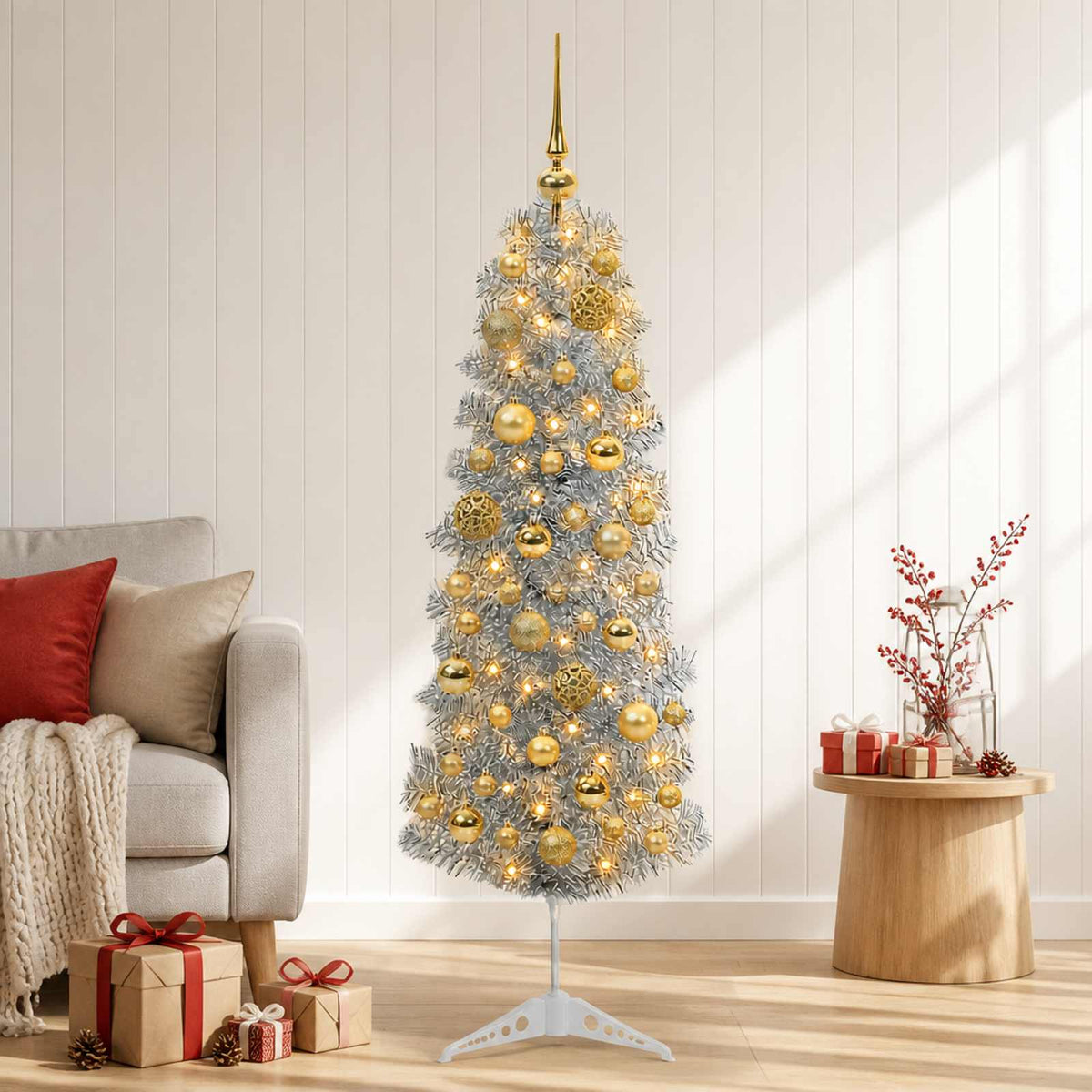 Artificial Slim Christmas Tree