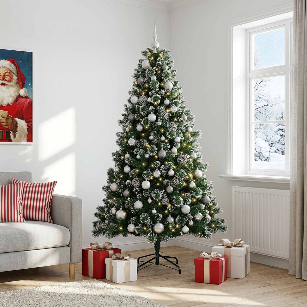Artificial Christmas Tree Bauble LEDs