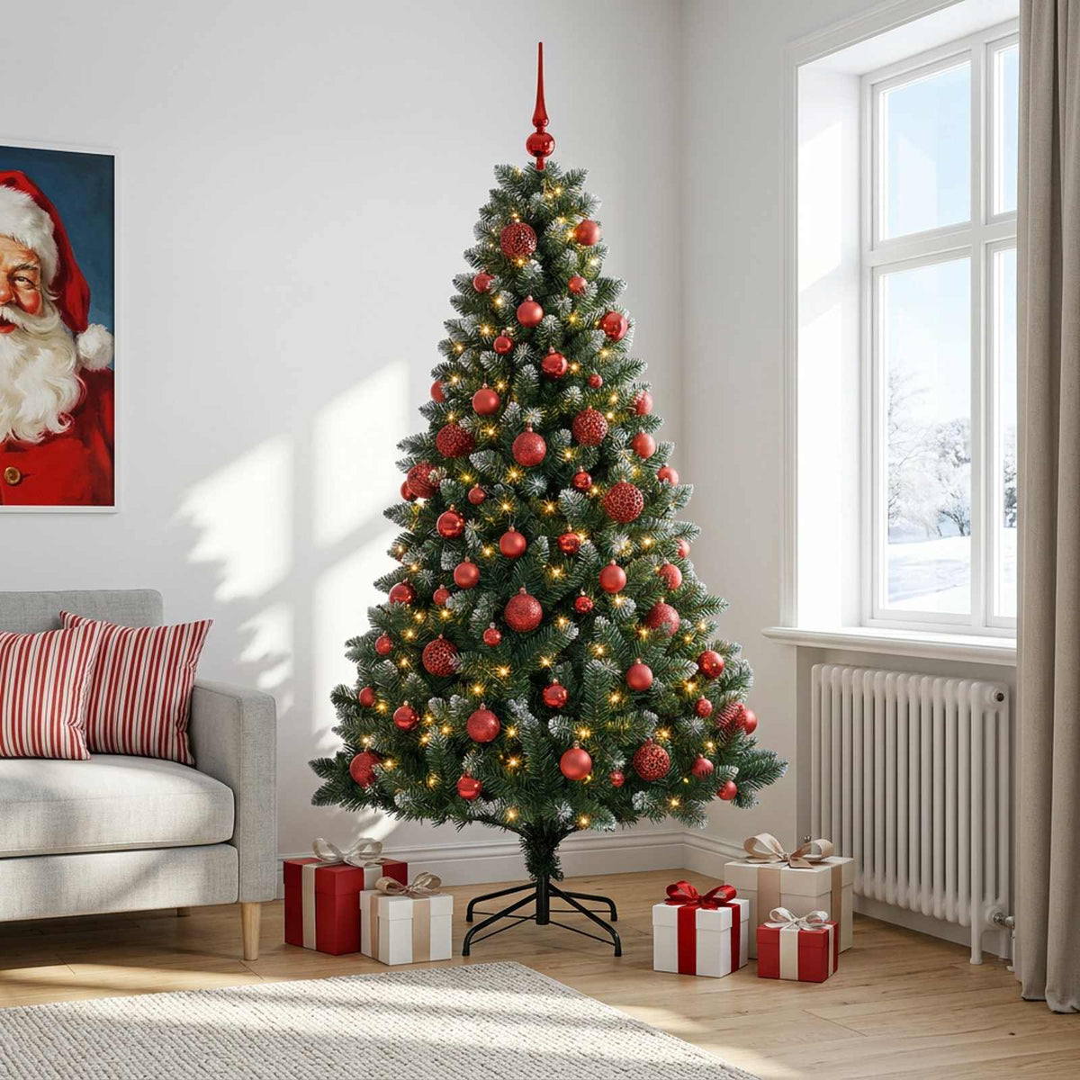 Artificial Christmas Tree Bauble LEDs