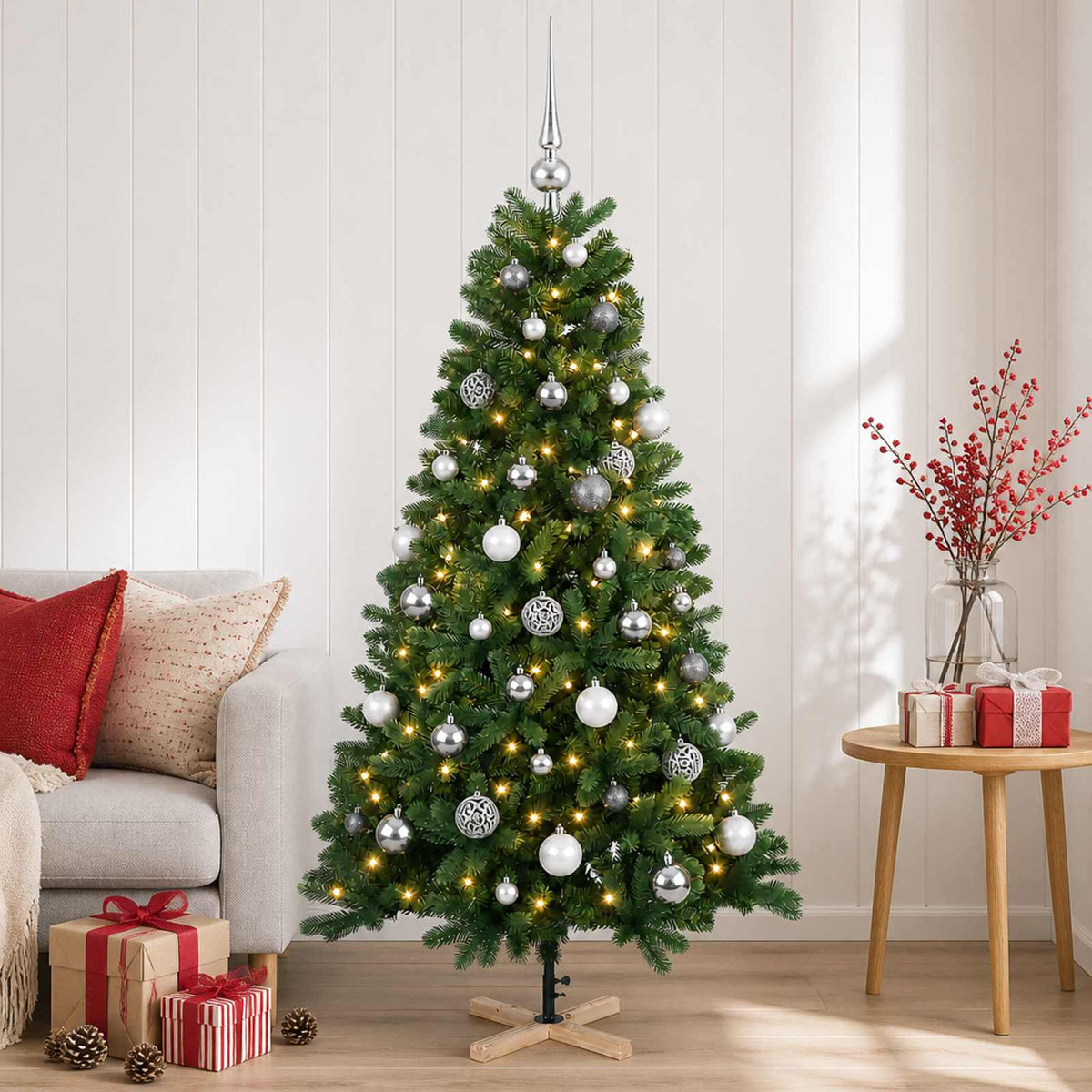 Artificial Christmas Tree Bauble LEDs