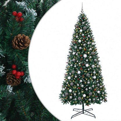 Artificial Hinged Christmas Tree Bauble LEDs
