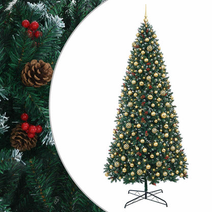 Artificial Hinged Christmas Tree Bauble LEDs