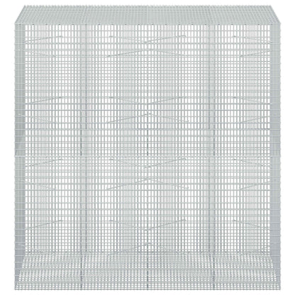 Gabion with 3.5 mm Wire and 5x2.5 cm Mesh 50x100x200 cm 200 cm