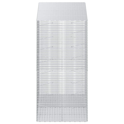 Gabion with 3.5 mm Wire and 5x2.5 cm Mesh 50x100x200 cm 200 cm