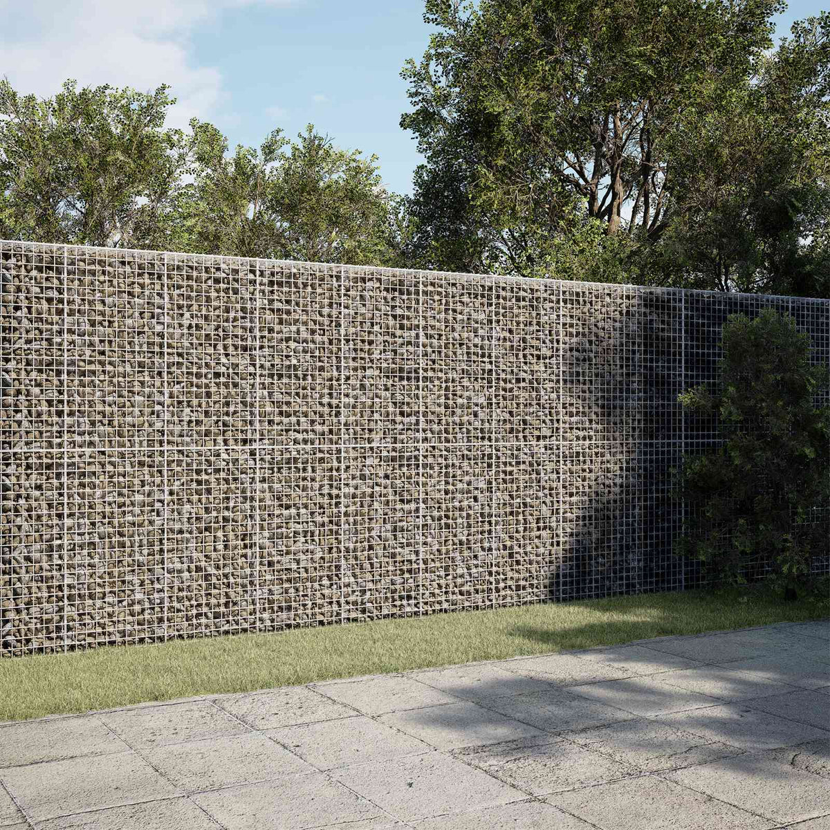 Gabion with 3.5 mm Wire and 5x5 cm Mesh 1050x100x200 cm 1200 cm