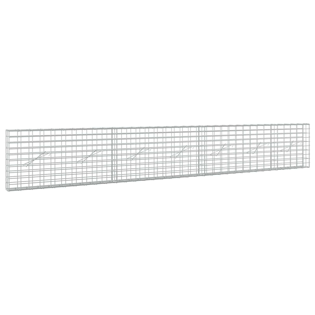 Gabion with 3.5 mm Wire and 5x10 cm Mesh 50x10x50 cm 350 cm
