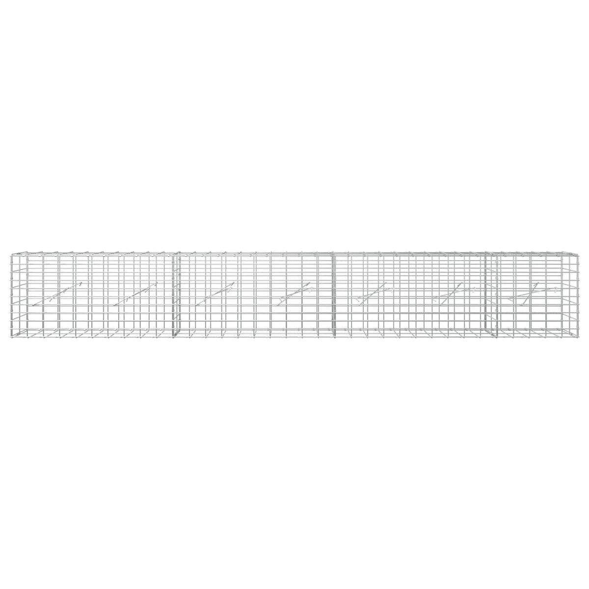 Gabion with 3.5 mm Wire and 5x10 cm Mesh 50x10x50 cm 350 cm