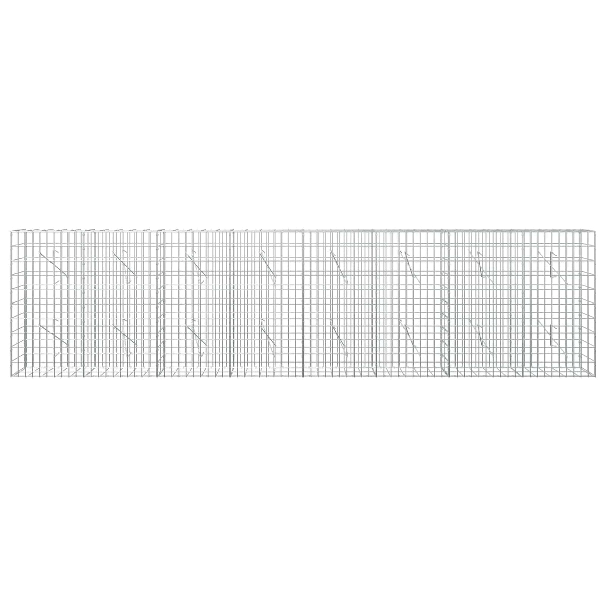 Gabion with 3.5 mm Wire and 5x10 cm Mesh 50x10x100 cm 400 cm
