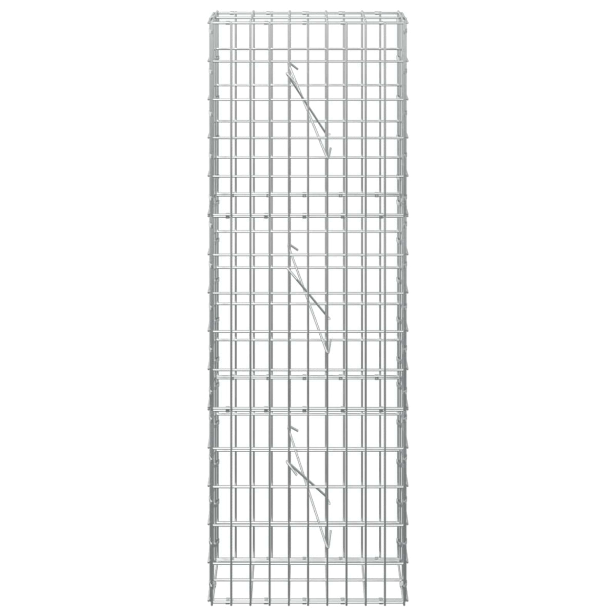 vidaXL Gabion with 3.5 mm Wire and 5x10 cm Mesh 50x10x150 cm 3