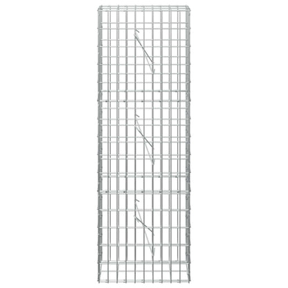 vidaXL Gabion with 3.5 mm Wire and 5x10 cm Mesh 50x10x150 cm 3