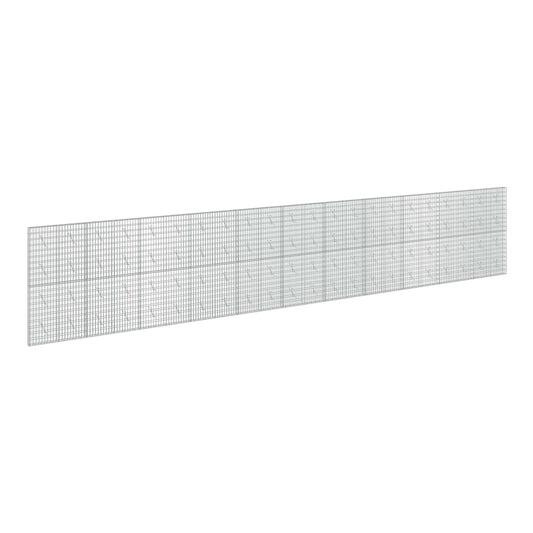vidaXL Gabion with 3.5 mm Wire and 5x10 cm Mesh 1100x10x200 cm 2