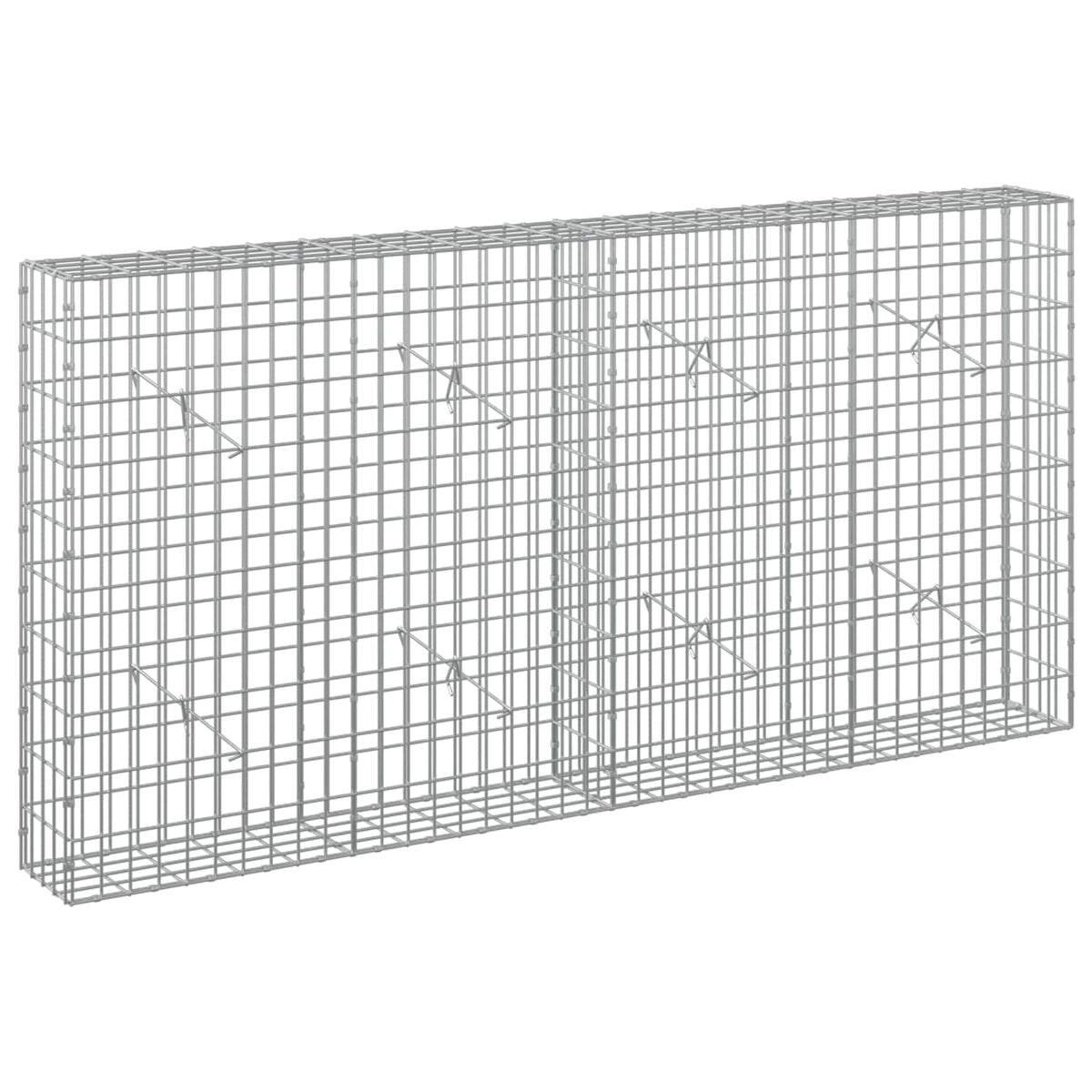 Gabion with 3.5 mm Wire and 5x10 cm Mesh 50x20x100 cm 200 cm