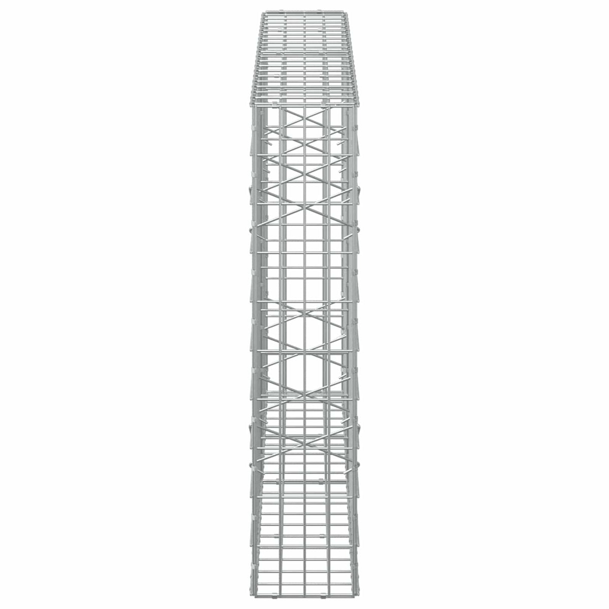 Gabion with 3.5 mm Wire and 5x10 cm Mesh 50x20x100 cm 200 cm