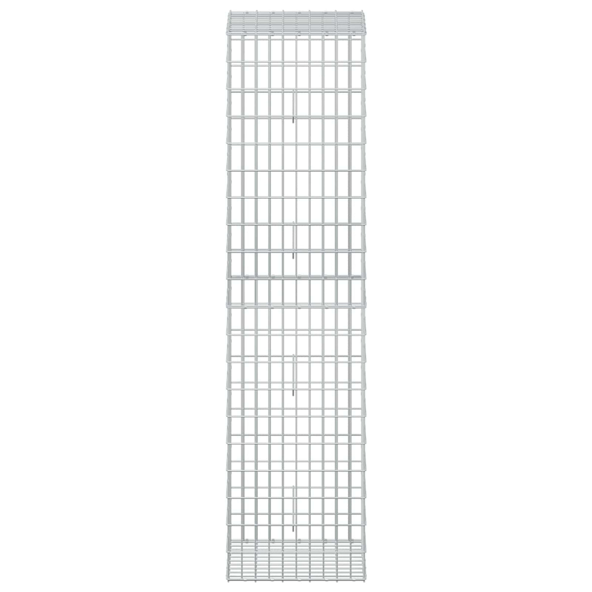 Gabion with 3.5 mm Wire and 5x10 cm Mesh 50x50x200 cm 50 cm