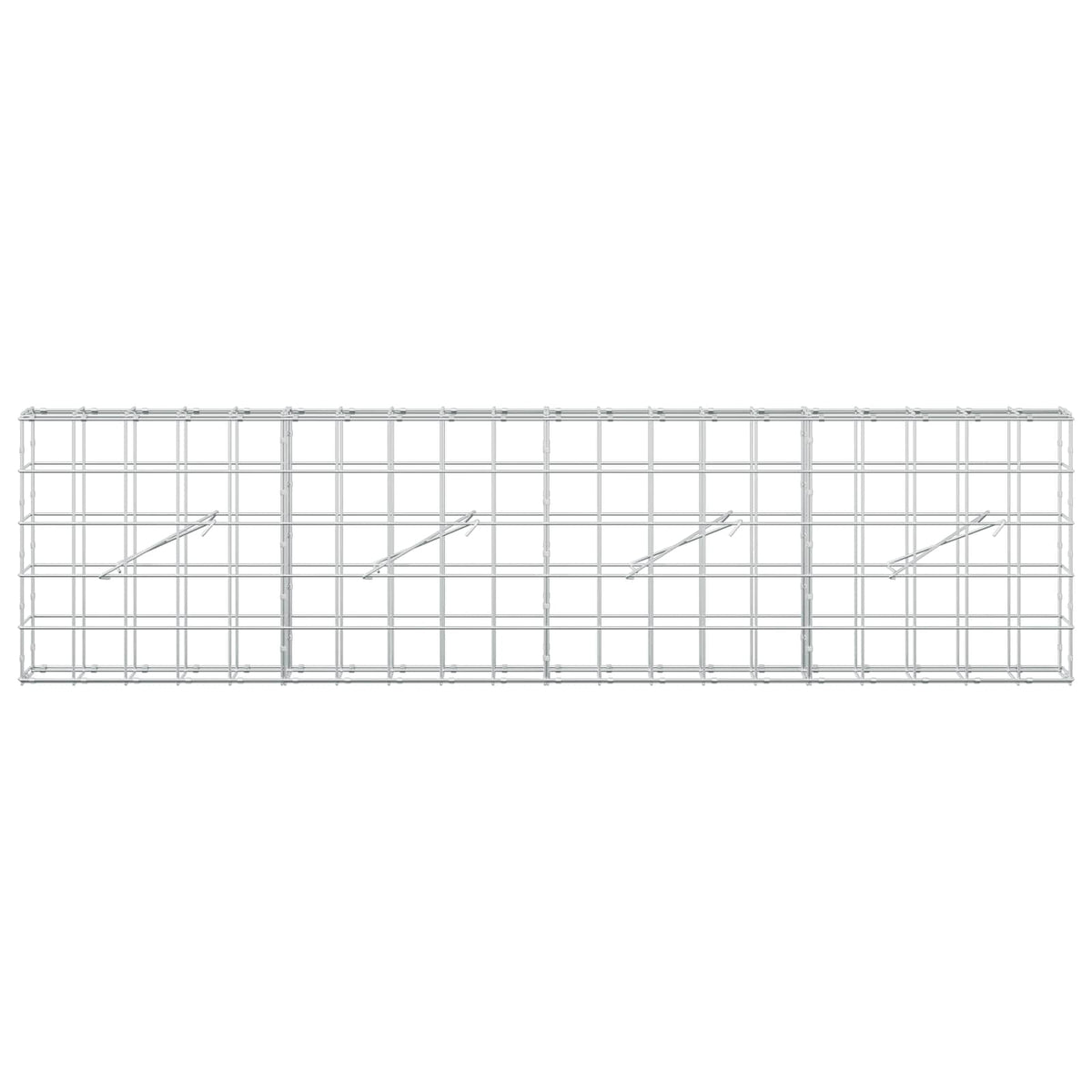 Gabion with 3.5 mm Wire and 10x10 cm Mesh 50x10x50 cm Height 50 cm Thickness 10 cm 50–1000 cm 200 cm