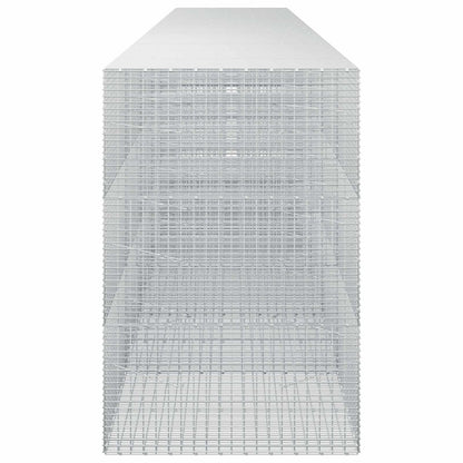 vidaXL Gabion with 5 mm Wire and 5x2.5 cm Mesh 650x100x150 cm 4