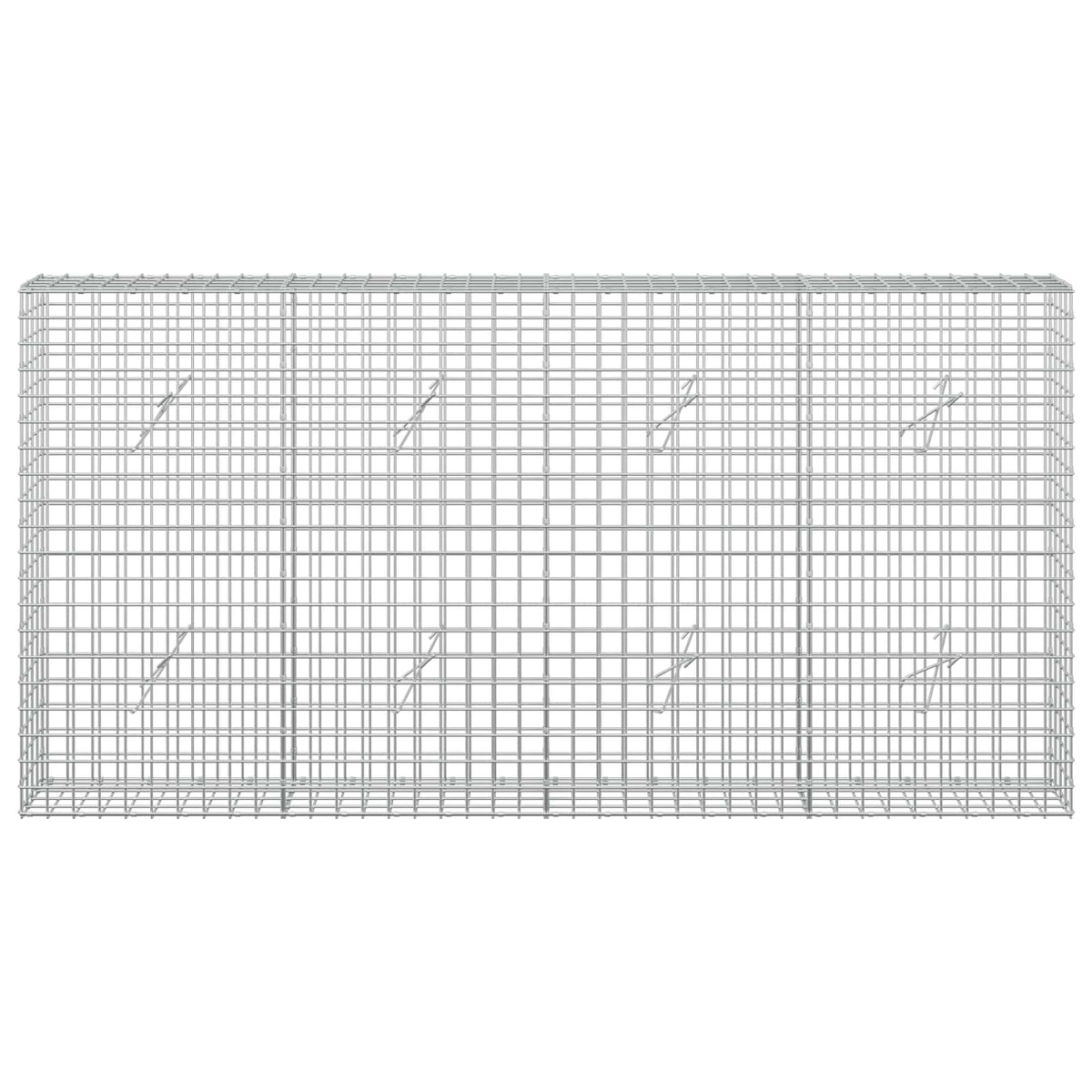 Gabion with 5 mm Wire and 5x5 cm Mesh 50x20x100 cm 200 cm