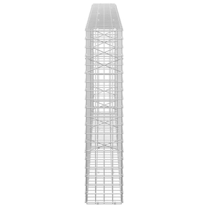 Gabion with 5 mm Wire and 5x5 cm Mesh 50x20x100 cm 200 cm