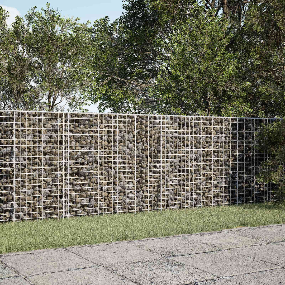 Gabion with 5 mm Wire and 5x5 cm Mesh 50x30x100 cm 250 cm