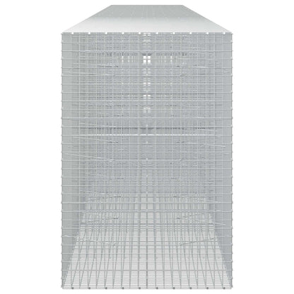 vidaXL Gabion with 5 mm Wire and 5x5 cm Mesh 1200x100x150 cm 4