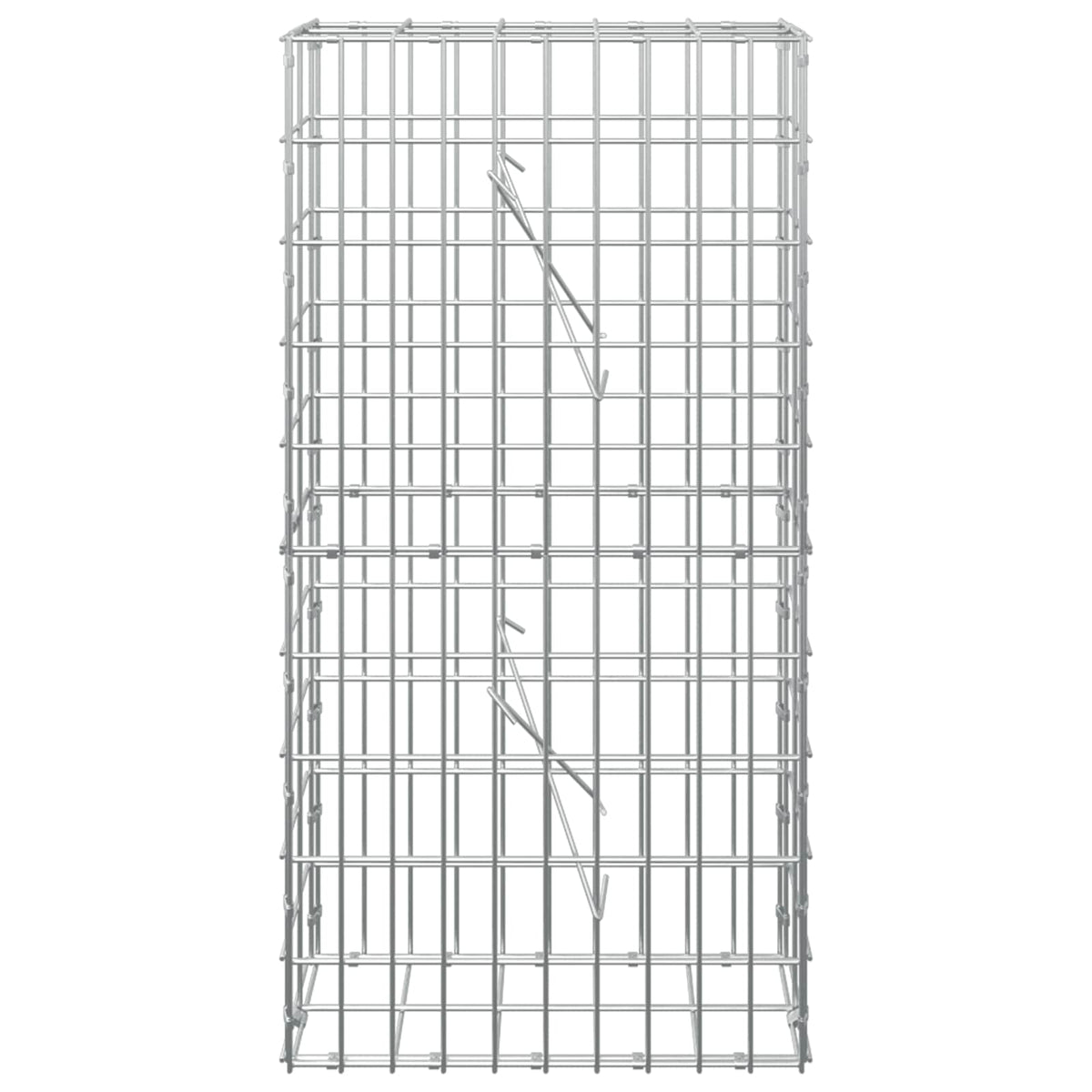 Gabion with 5 mm Wire and 5x10 cm Mesh 50x10x100 cm 50 cm
