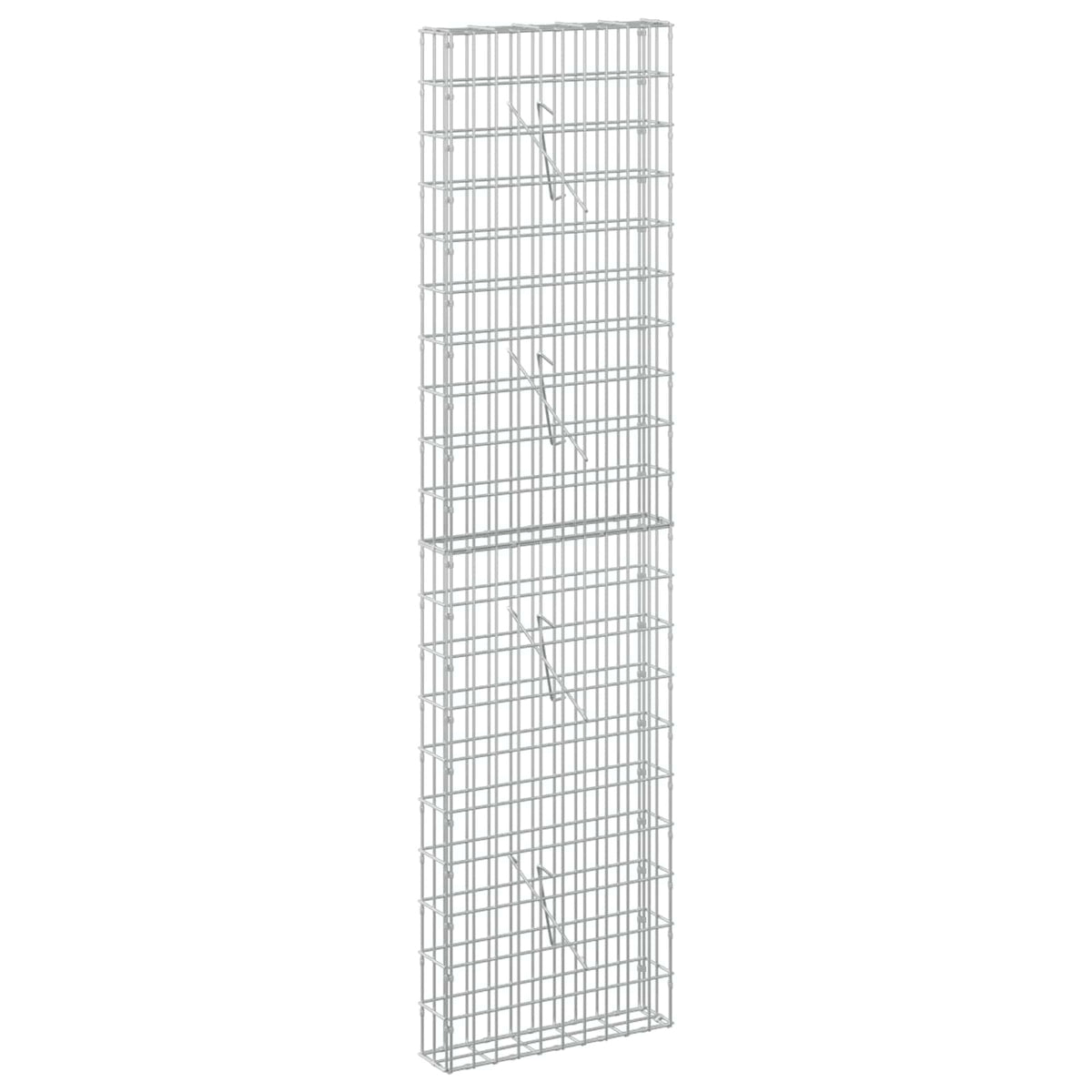 Gabion with 5 mm Wire and 5x10 cm Mesh 50x10x200 cm 50 cm