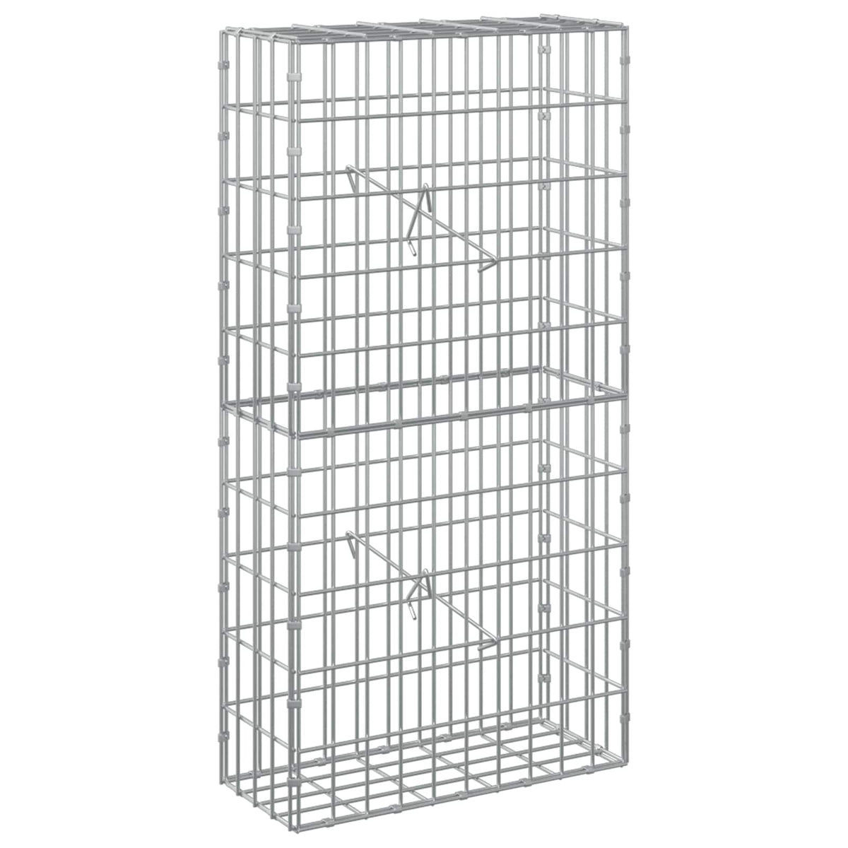 Gabion with 5 mm Wire and 5x10 cm Mesh 50x20x100 cm 50 cm