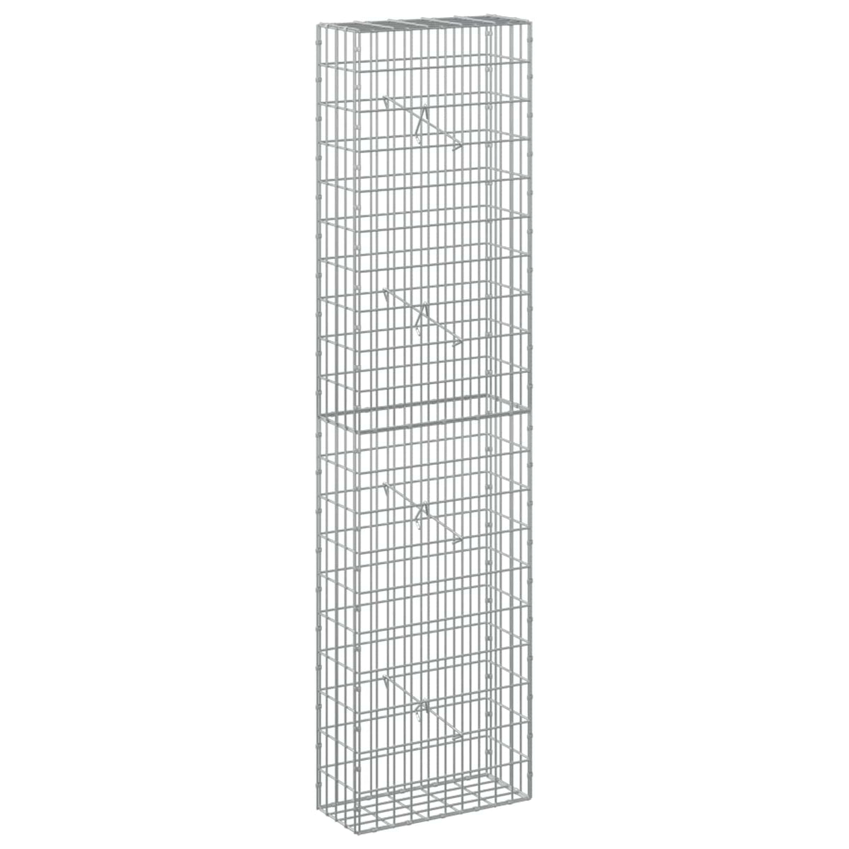 Gabion with 5 mm Wire and 5x10 cm Mesh 50x20x200 cm 50 cm