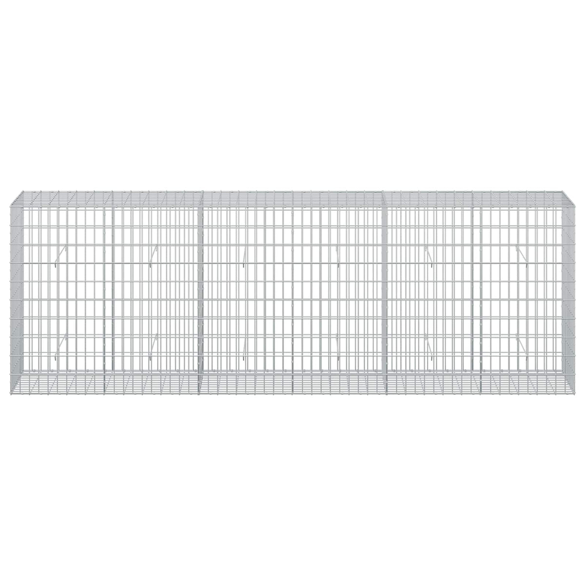 Gabion with 5 mm Wire and 5x10 cm Mesh 50x50x100 cm 300 cm