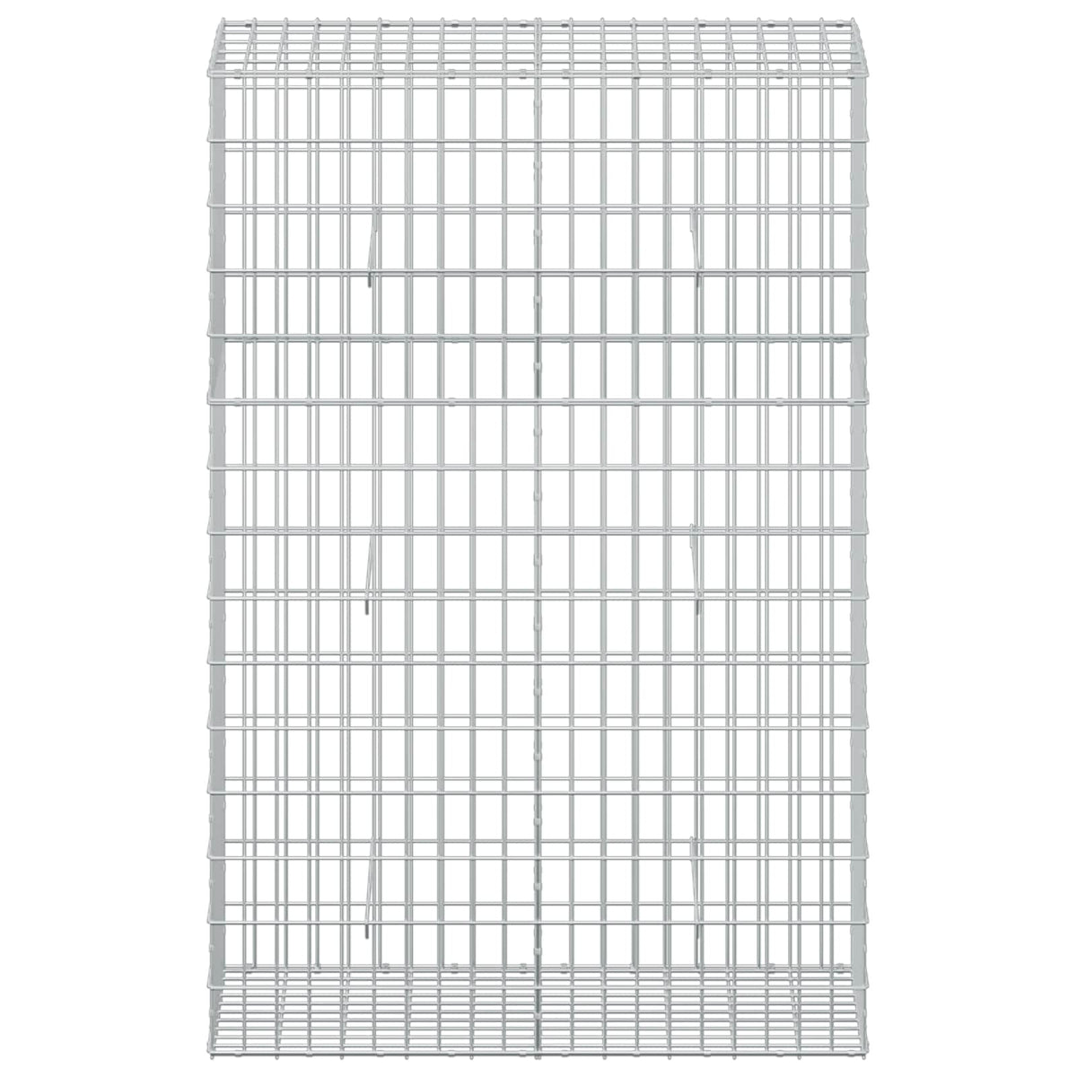 Gabion with 5 mm Wire and 5x10 cm Mesh 50x50x150 cm 100 cm