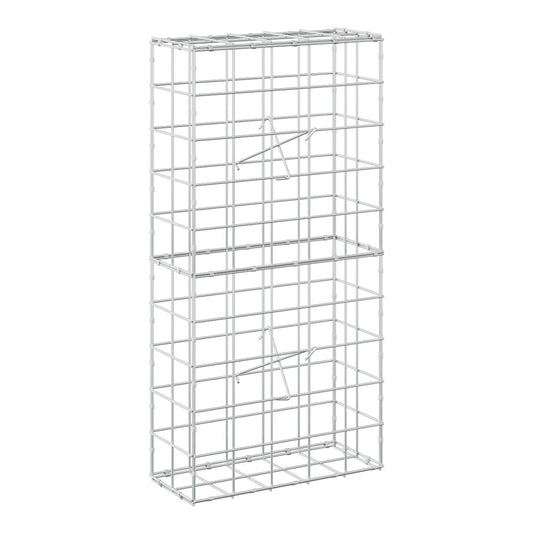 Gabion with 5 mm Wire and 10x10 cm Mesh 50x20x100 cm 50 cm