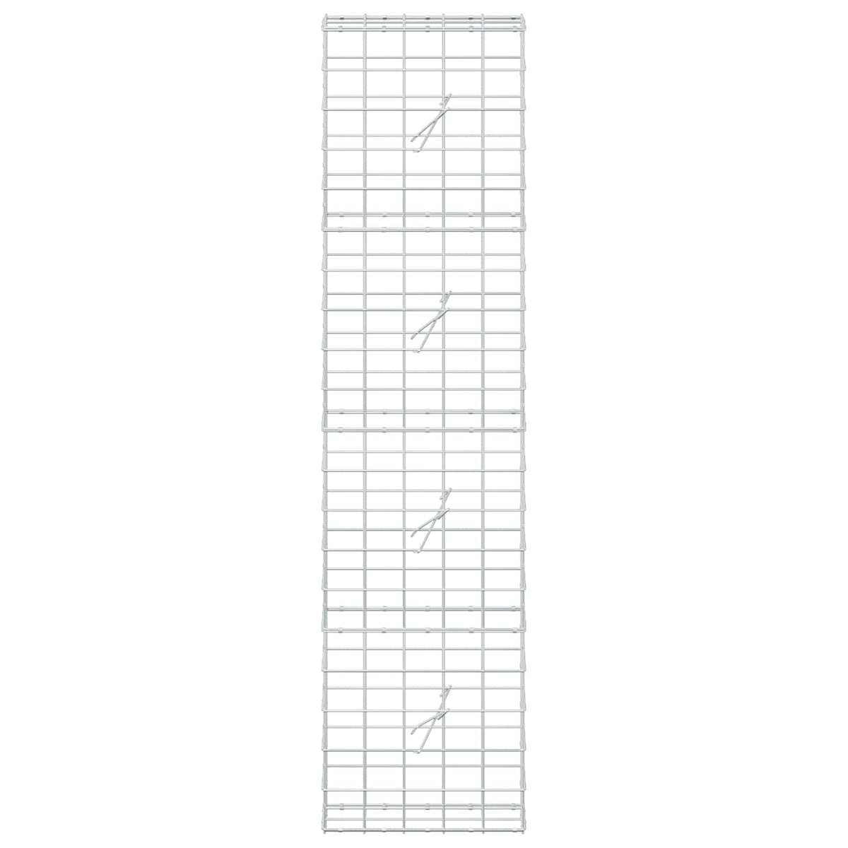Gabion with 5 mm Wire and 10x10 cm Mesh 50x20x200 cm 50 cm