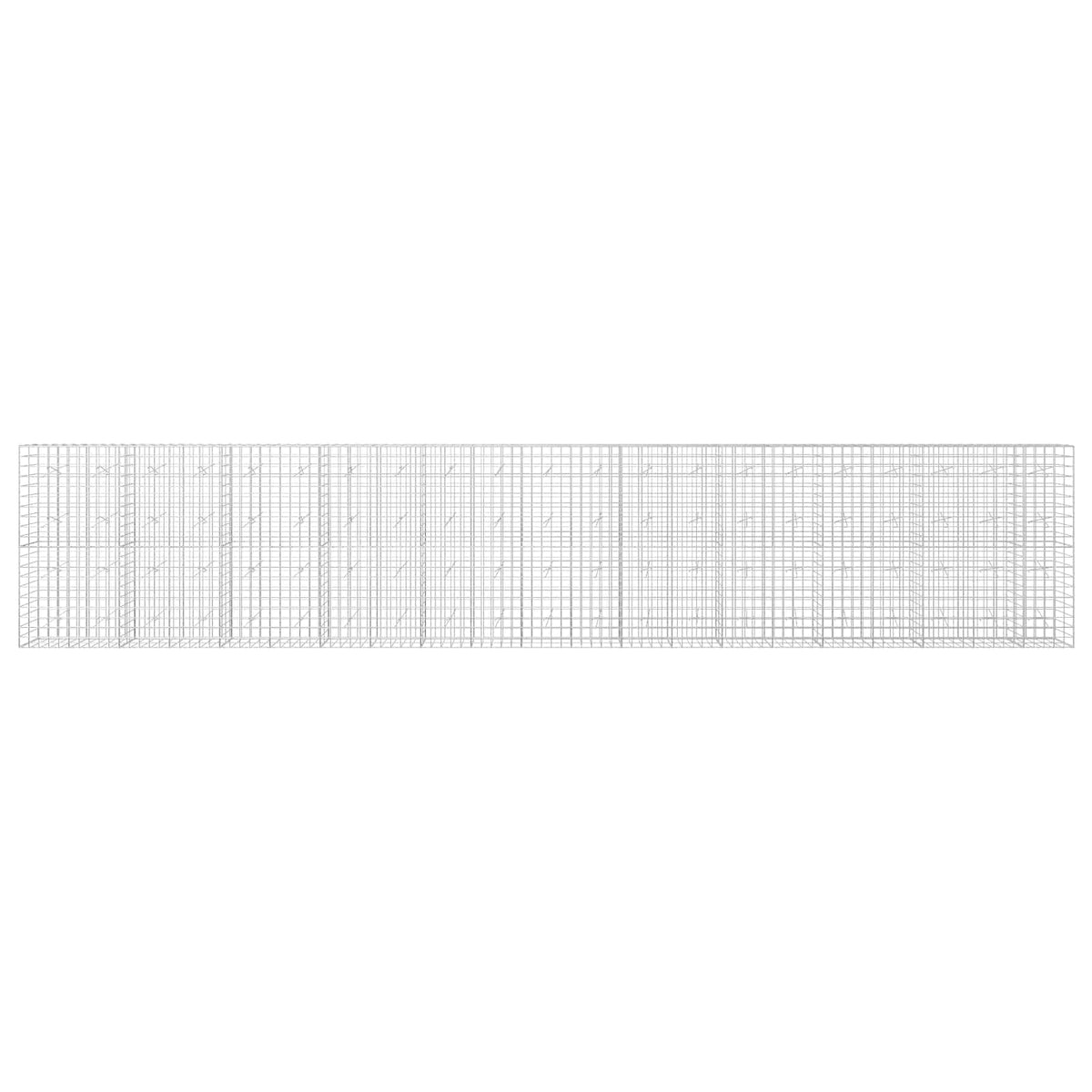 Gabion with 5 mm Wire and 10x10 cm Mesh 1050x20x200 cm 1050 cm