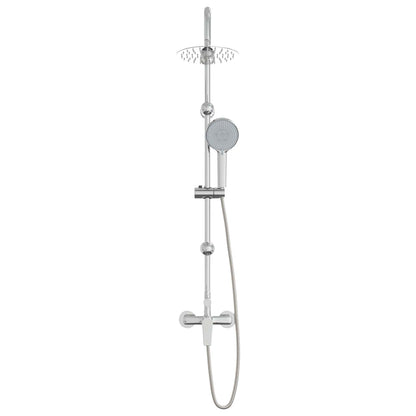 vidaXL Shower System Chrome Stainless Steel 21 x 48 x 112 cm 3