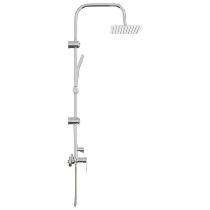 vidaXL Shower System Chrome Stainless Steel 21 x 48 x 112 cm 4