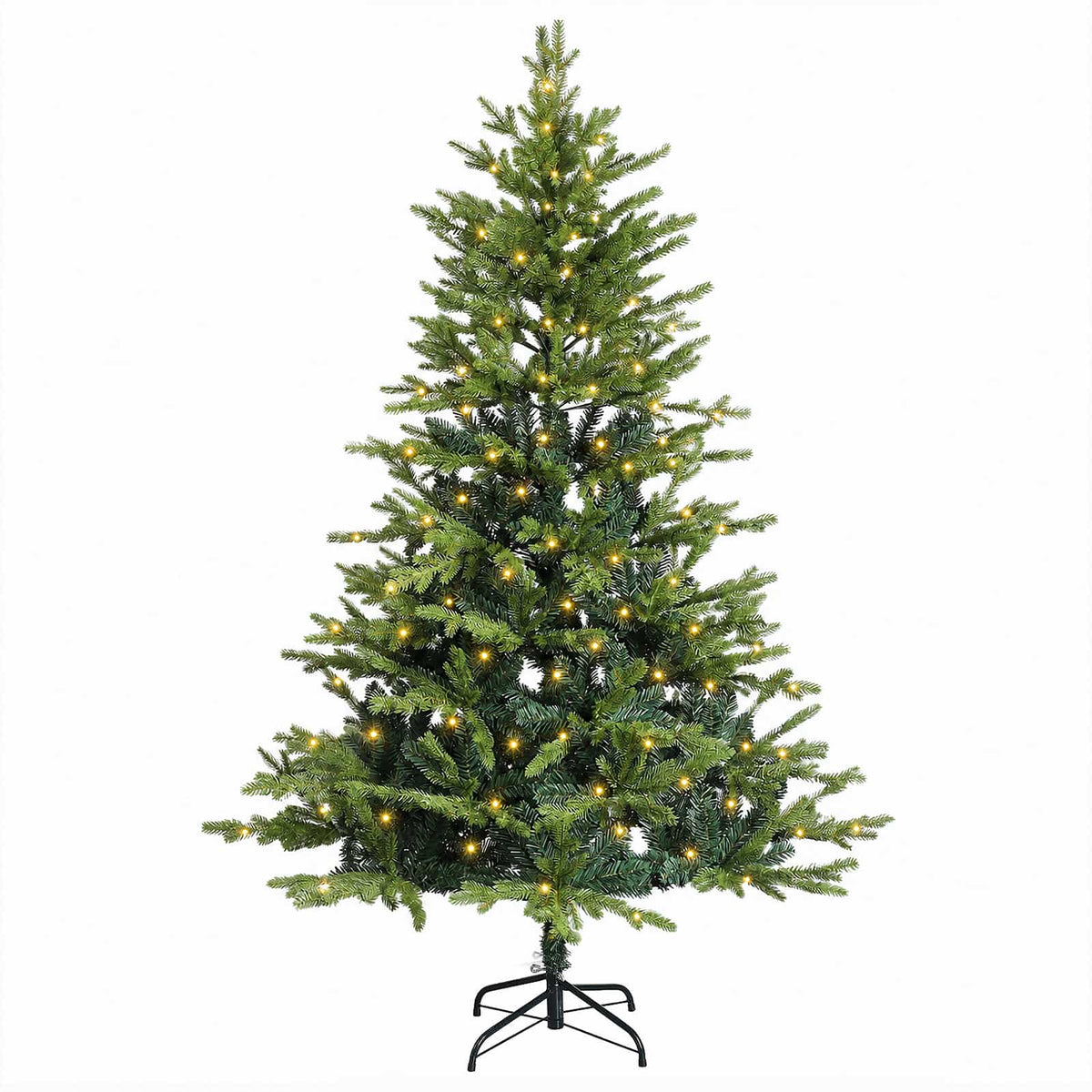 Artificial Christmas Tree Bauble LEDs Green